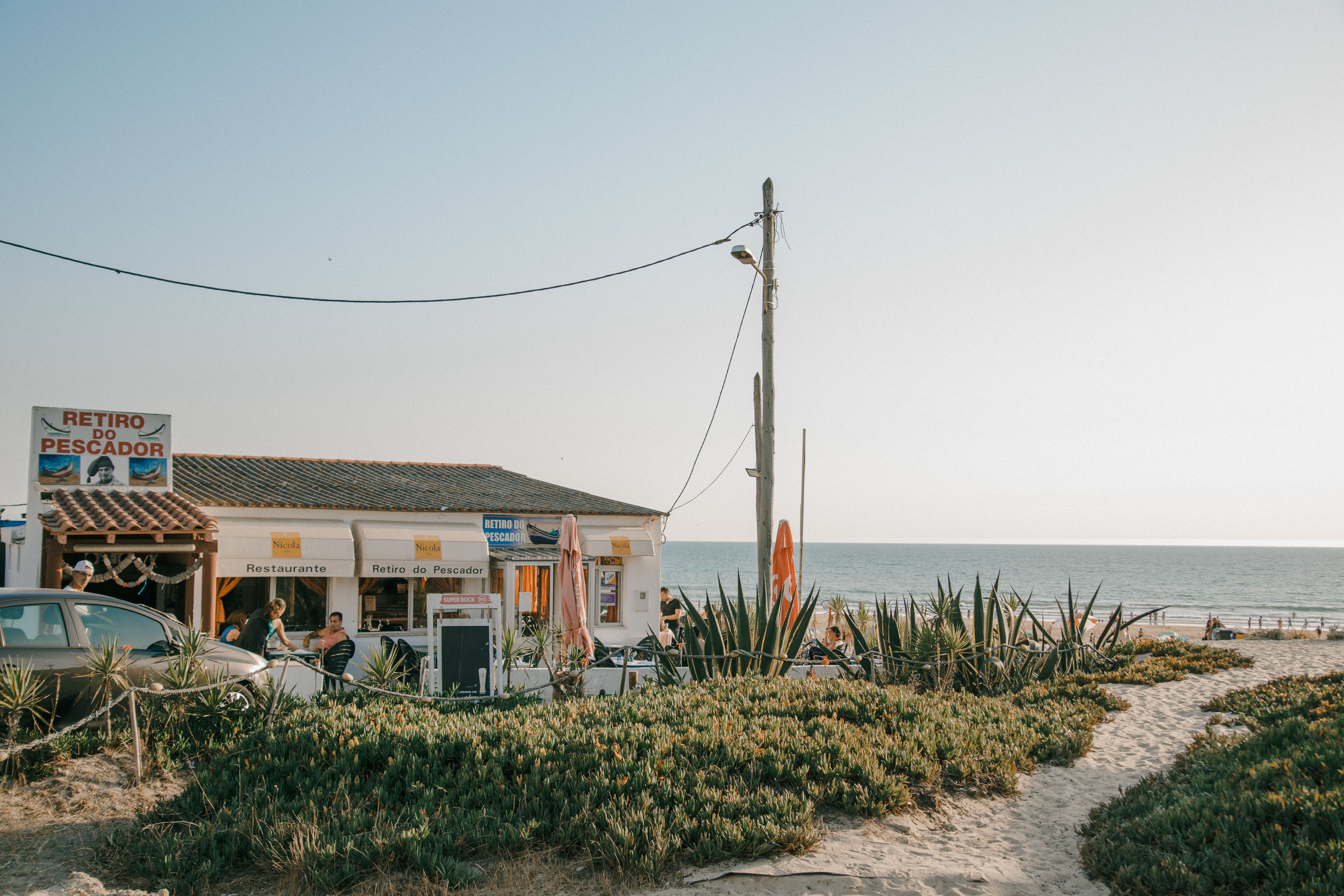 Restaurante de praia tradicional